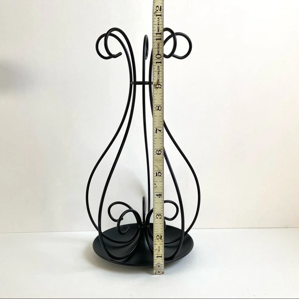 Umbra Design Scrolled Black Metal Jewelry Stand/Organizer